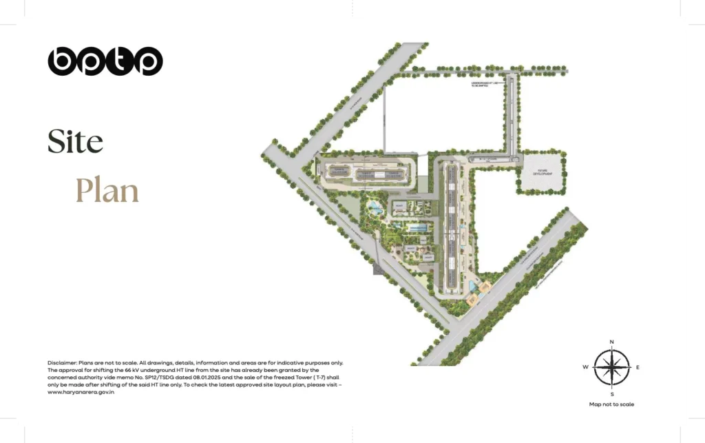 bptp gaia residences site plan