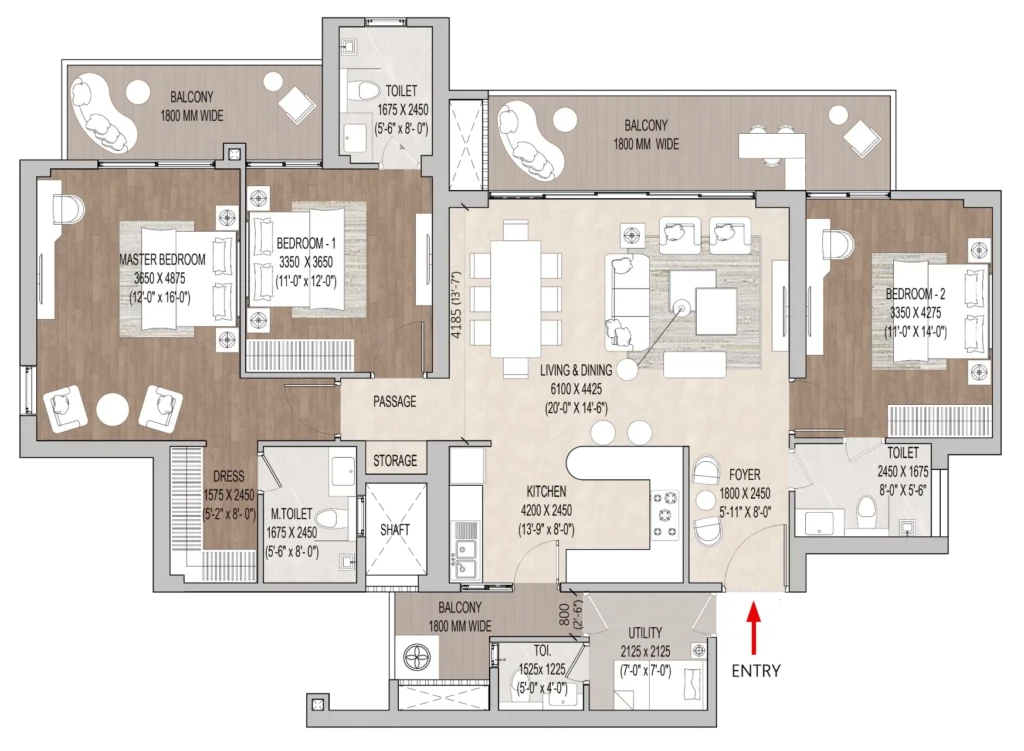 Signature Global Cloverdale Floor Plan