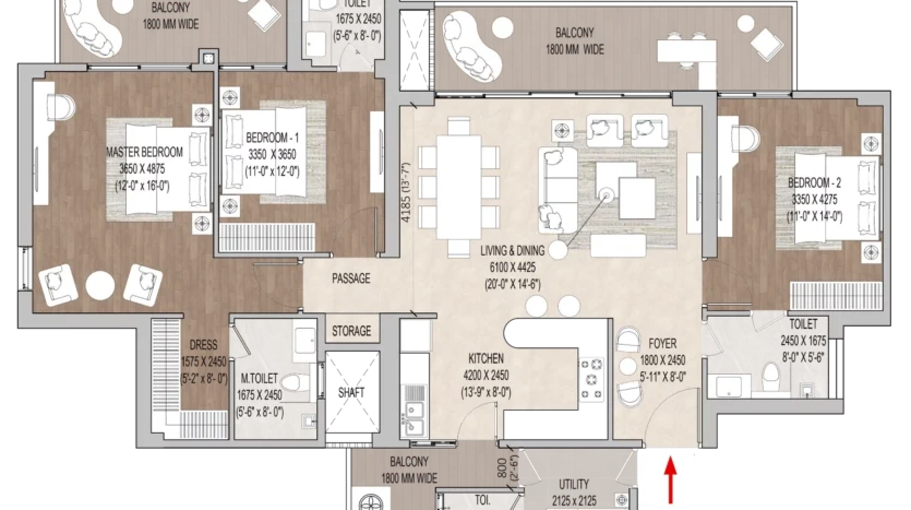 Signature Global Cloverdale Floor Plan